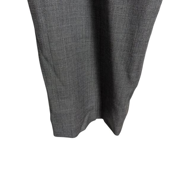 Lafayette 148 New York Gray Wool Office Straight Dress Slack Pants Size 10 - Picture 4 of 7